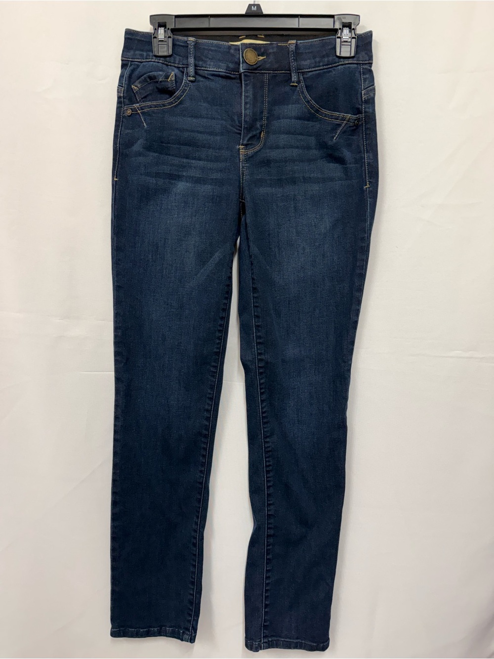 Democracy Straight-Leg Jeans in Dark Blue Wash